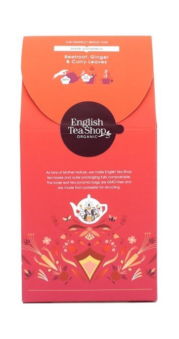 Owocowa herbata English Tea Shop Beetroot Ginger & Curry Leaves 15x2g