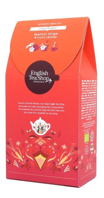 Owocowa herbata English Tea Shop Beetroot Ginger & Curry Leaves 15x2g