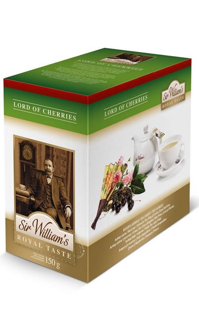 Owocowa herbata Sir Williams Royal Taste Lord of Cherries 50x3g
