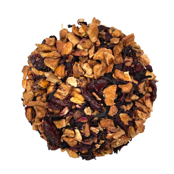 Owocowa herbata Teabag Cranberry 100g - Żółta tuba