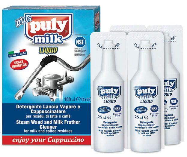 PULY MILK PLUS - Płyn do czyszczenia systemów mlecznych 4x25ml