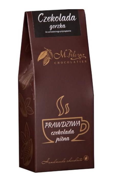 Prawdziwa czekolada pitna M.Pelczar Chocolatier - Gorzka 200g