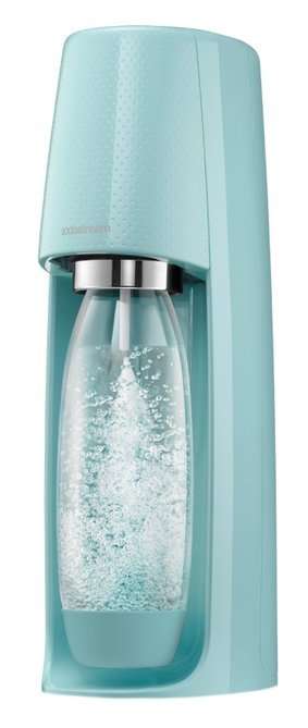 Saturator SodaStream Spirit - Miętowy + butelka na wodę MOB Icy Blue 0,5l - NIEDOSTĘPNY 