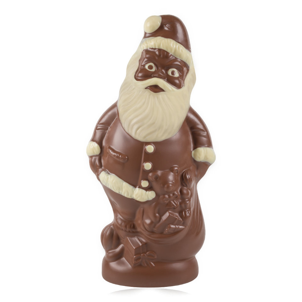 Święty Mikołaj z białej i mlecznej czekolady M.Pelczar Chocolatier 220g