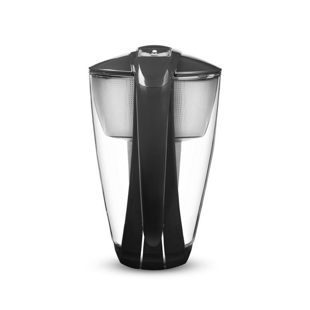 Szklany dzbanek filtrujący Dafi Crystal LED 2.0 L Czarny + 1 Filtr