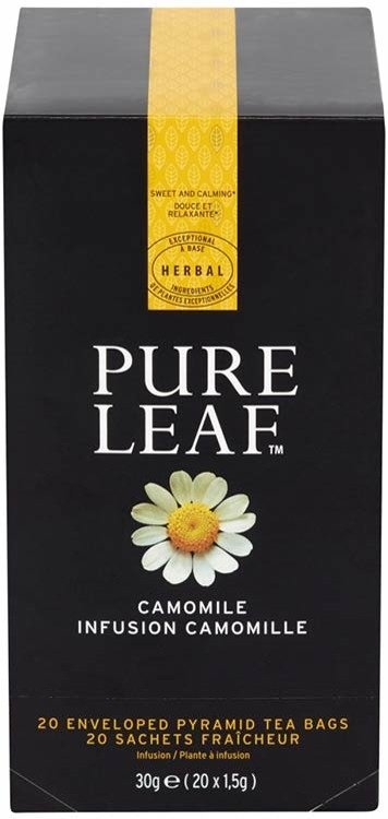 ZESTAW 4x BIO Ziołowa herbata Pure Leaf Camomile 20x1,5g