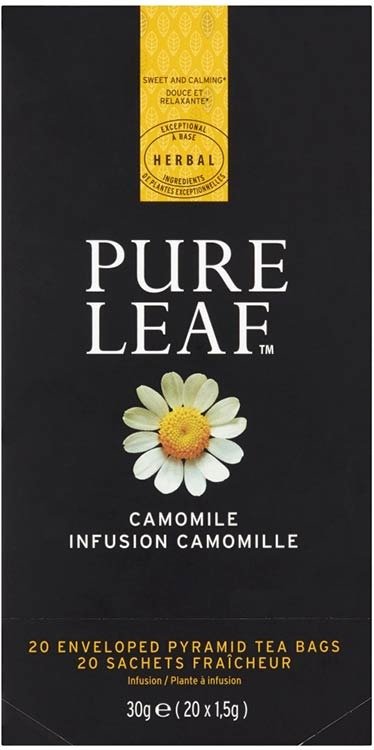 ZESTAW 4x BIO Ziołowa herbata Pure Leaf Camomile 20x1,5g