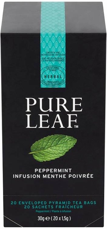 ZESTAW 4x BIO Ziołowa herbata Pure Leaf Peppermint 20x1,5g