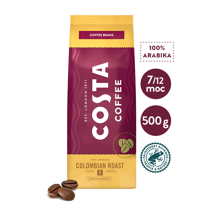ZESTAW - Kawa ziarnista Costa Coffee Colombian Roast 3x500g