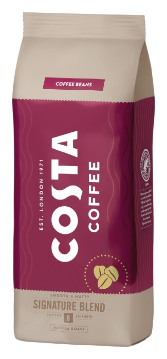 ZESTAW - Kawa ziarnista Costa Coffee Signature Blend zestaw 2x1kg + Costa Coffee Bright Blend 200g