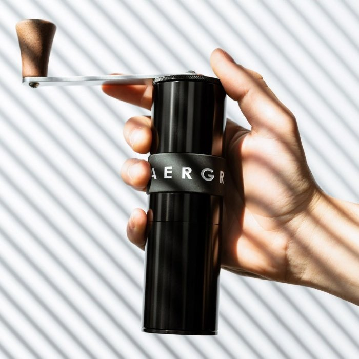 ZESTAW Młynek do kawy Knock Aergrind Compact Coffee Grinder