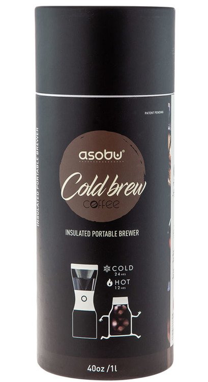 Zaparzacz Asobu Cold Brew Insulated Portable Brewer - Srebrny