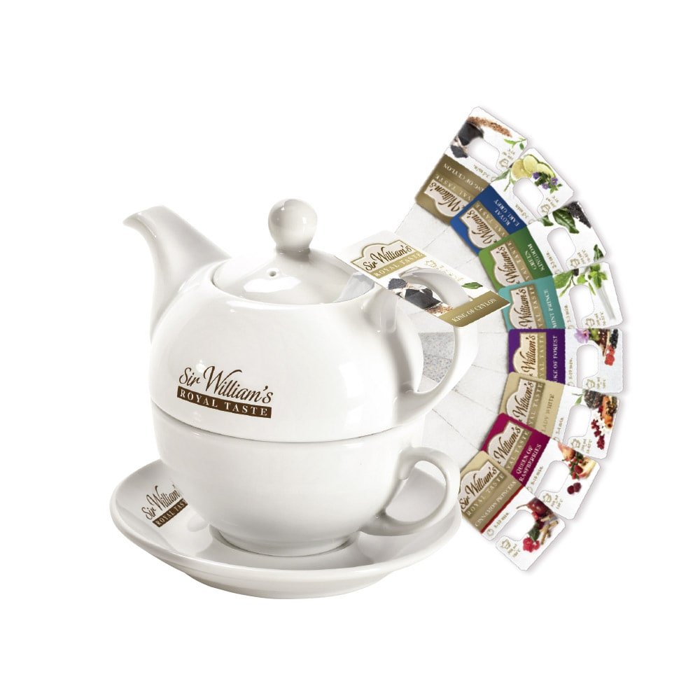 Zestaw porcelanowy Sir Williams Royal Duo + 8 herbat