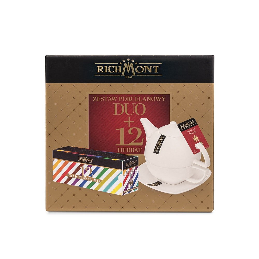 Zestaw prezentowy Richmont - Dzbanek Duo + herbaty