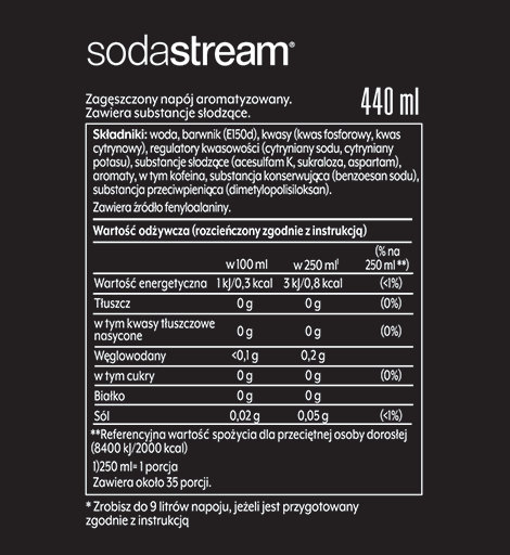 Zestaw syropów SodaStream Pepsi, Pepsi Max, Mirinda, 7up