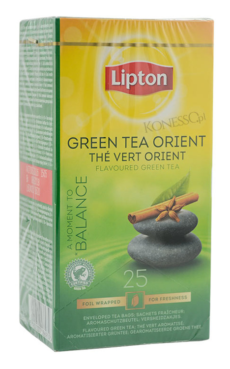 Zielona herbata Lipton Classic Green Tea Orient 25 kopert