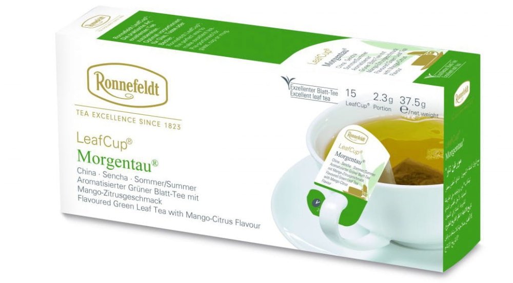 Zielona herbata Ronnefeldt Leaf Cup Morgentau® 15x2,5g