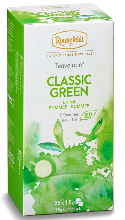 Zielona herbata Ronnefeldt Teavelope Classic Green BIO 25x1,5g