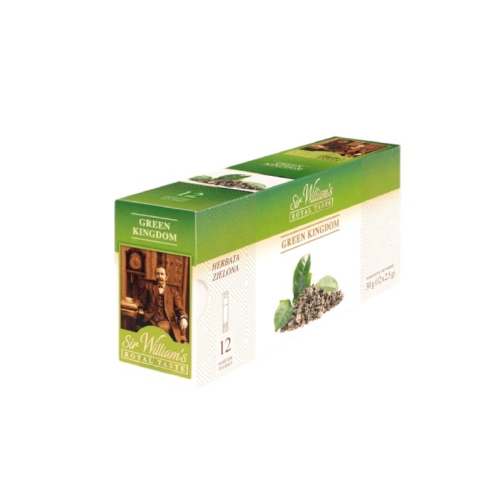 Zielona herbata Sir Williams Royal Taste Green Kingdom 12x2,5g