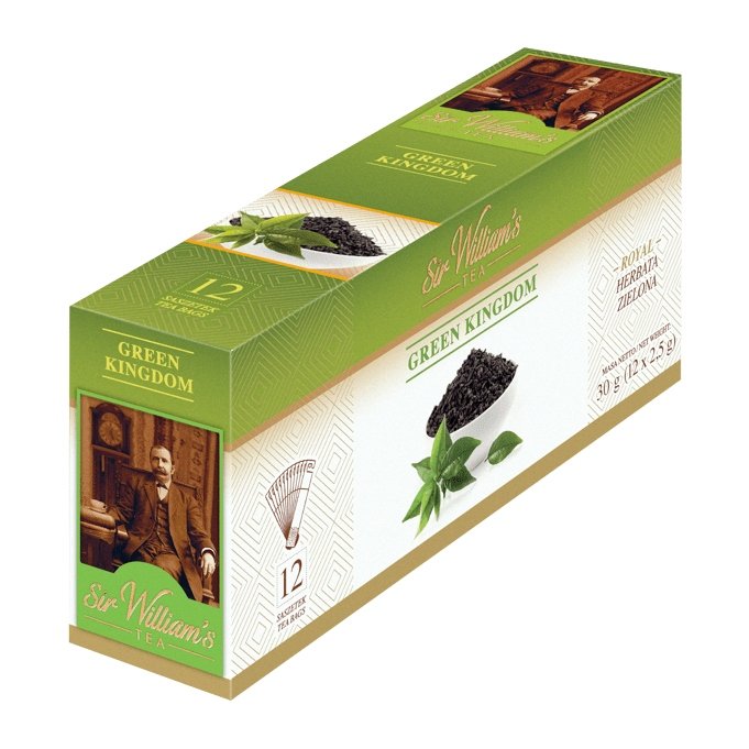 Zielona herbata Sir Williams Royal Taste Green Kingdom 12x2,5g