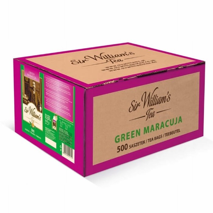 Zielona herbata Sir Williams Tea Green Maracuja 500x1,6g