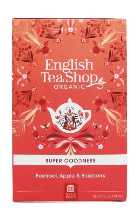 Ziołowa herbata English Tea Shop Beetroot Apple Blueberry 20x1,5g