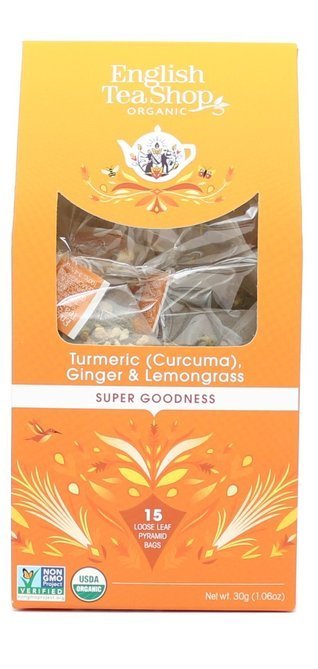 Ziołowa herbata English Tea Shop Turmeric Ginger & Lemongrass 15x2g