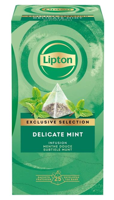 Ziołowa herbata Lipton Exclusive Selection Delicate Mint 25x1,1g