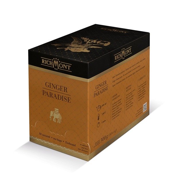Ziołowa herbata Richmont Ginger Paradise - 50x6g