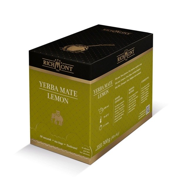 Ziołowa herbata Richmont Yerba Mate Lemon - 50x6g