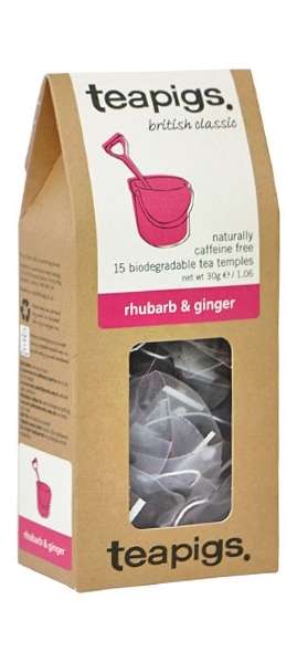 Ziołowa herbata teapigs Rhubarb & Ginger 15x2g