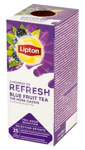 Czarna aromatyzowana herbata Lipton Classic Blue Fruit Tea 25x1,6g