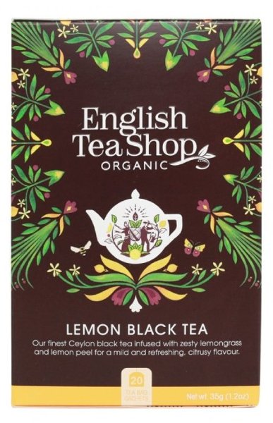 Czarna herbata English Tea Shop Lemon Black Tea 20x1,75g