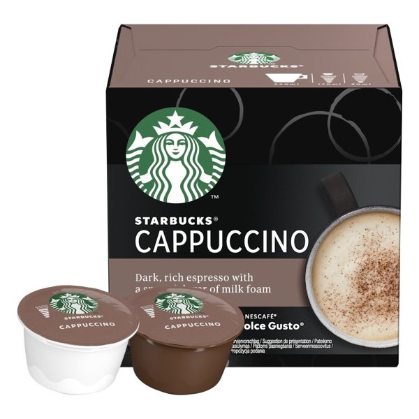 Kapsułki Nescafé Dolce Gusto STARBUCKS® Cappuccino 12 sztuk - NIEDOSTĘPNY