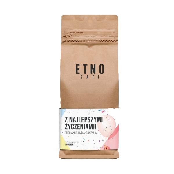 Kawa ziarnista Etno Cafe Z Najlepszymi Życzeniami 250g