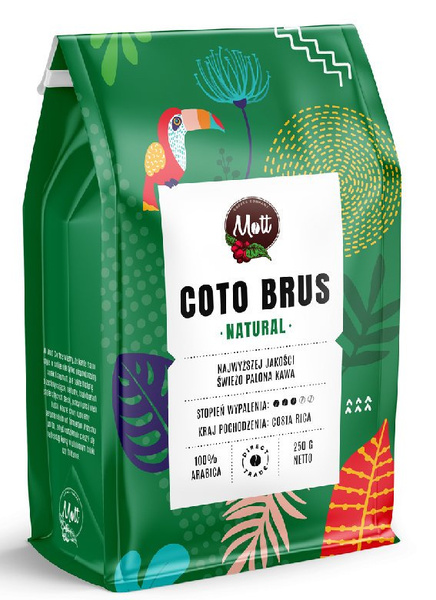 Kawa ziarnista Mott Coffee Coto Brus Natural 250g 