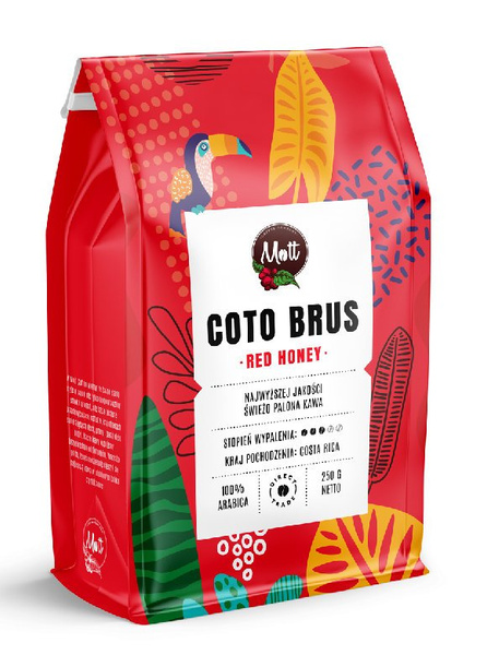 Kawa ziarnista Mott Coffee Coto Brus Red Honey 250g 