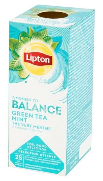 Zielona herbata Lipton Classic Green Tea Mint 25x1,6g