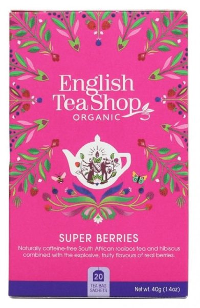 Ziołowa herbata English Tea Shop Super Berries 20x2g