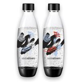 Butelka na wodę SodaStream Fuse 1L - Czarne Sparkling Mystery Dwupak