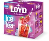 Herbata Ice Tea Loyd o smaku truskawki i maliny 12x2,5g